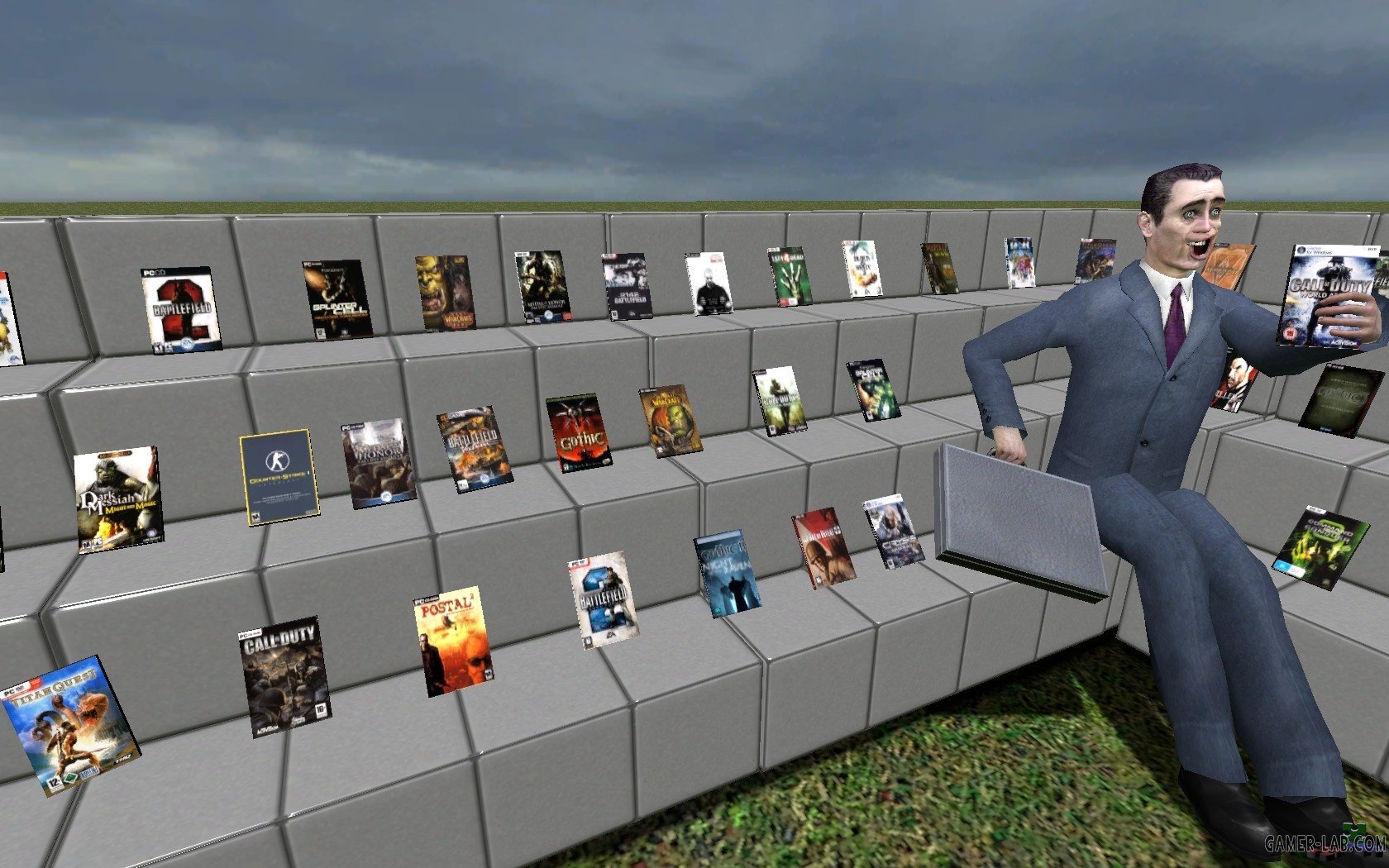 Карта для побега от nextbot гаррис мод