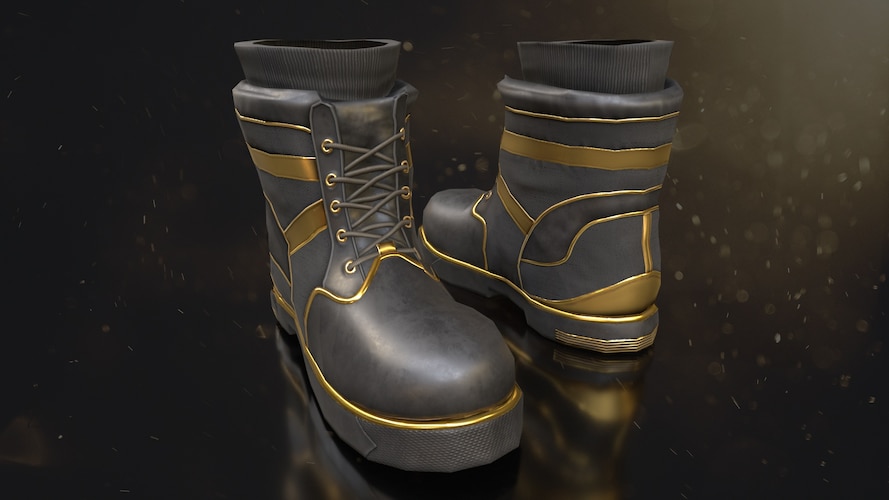 Black Gold Boots - image 1