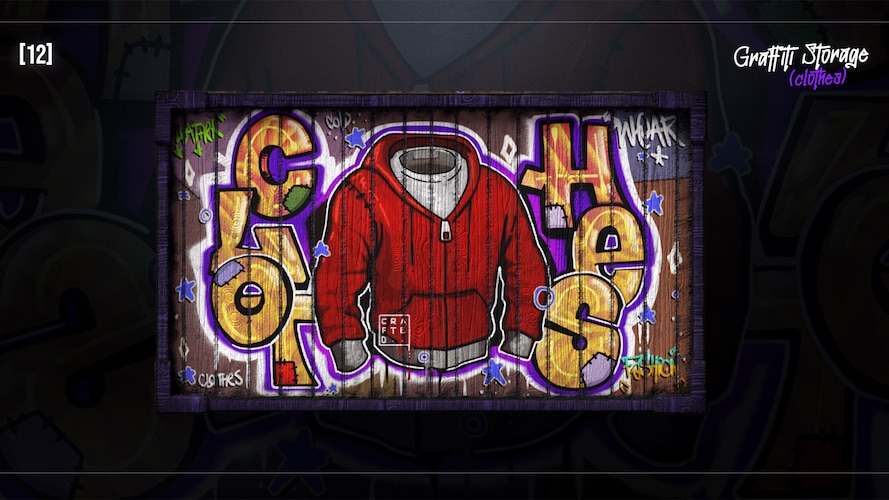 Graffiti Clothes Storage - image 2