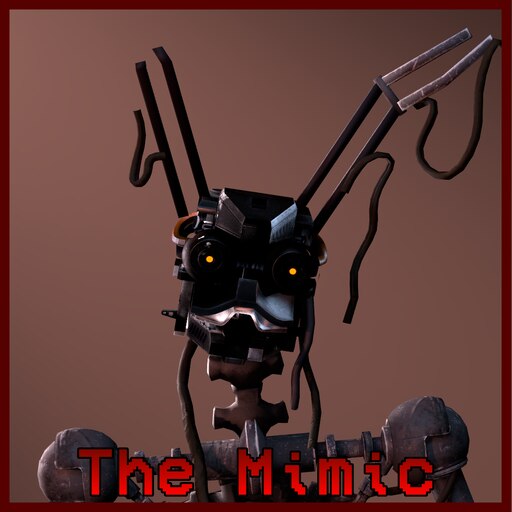 I photoshopped a full model of fixed #glamrockbonnie and I put the #mimic  endo in the #burntrap suit. Model by Enderziom2004