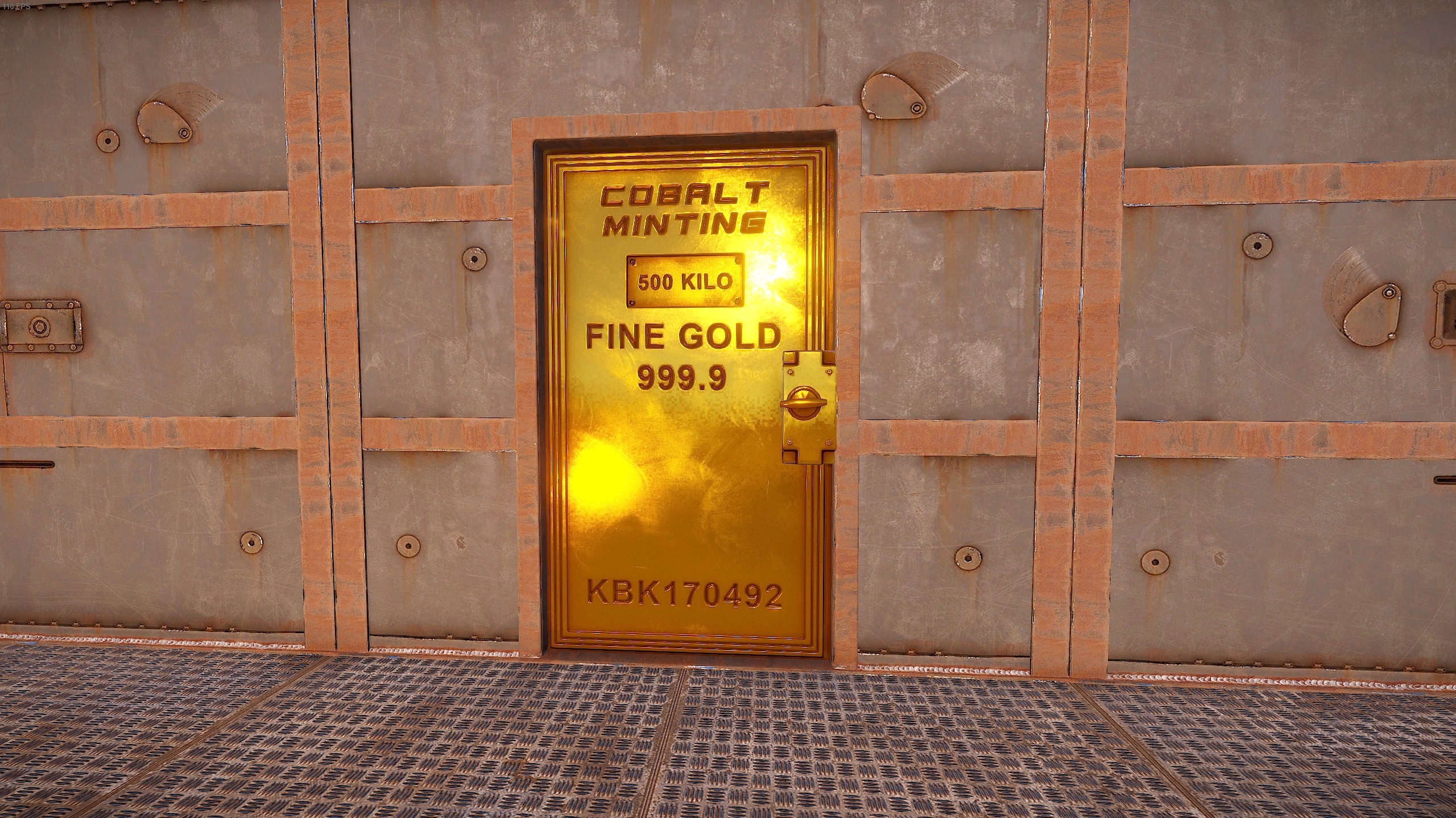 Minted Gold Armored Door screenshot 1