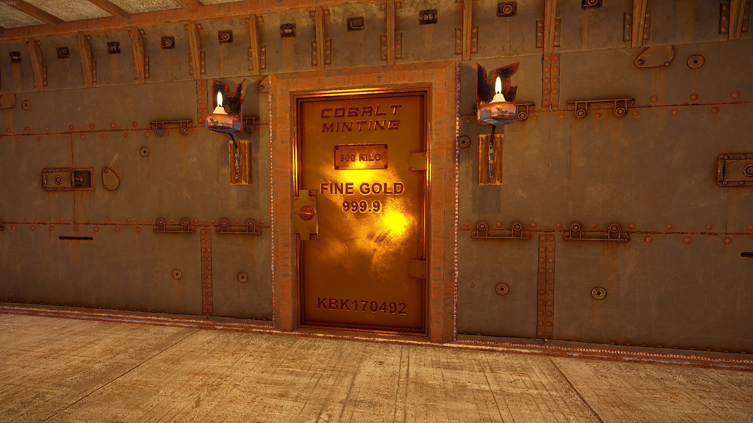 Minted Gold Armored Door thumbnail 3