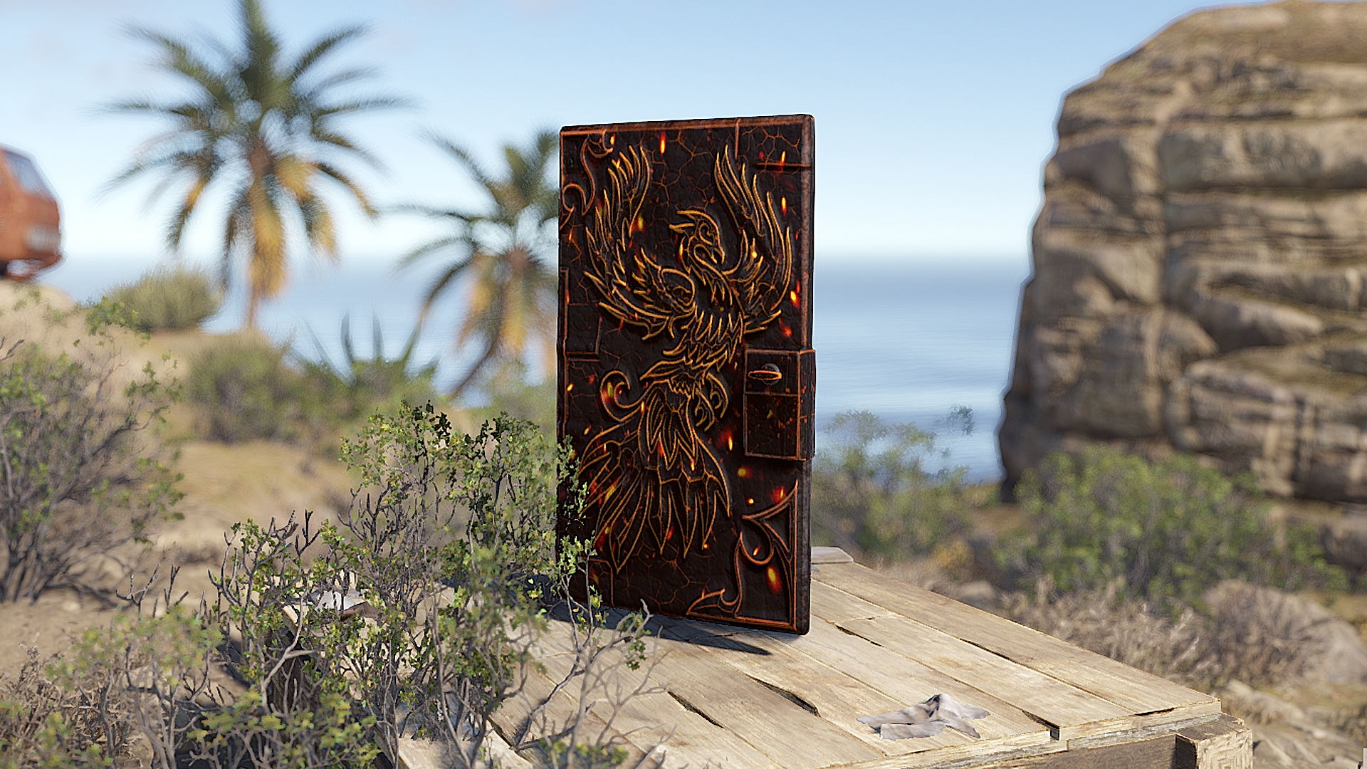 Fire Phoenix Metal Door thumbnail 2