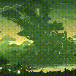 Sumeru City Before the Sunrise (Genshin Impact) [Animated, 4K]