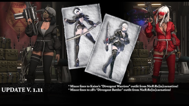 Ondeugd Ongewapend regeren Steam Workshop::(N:A) NieR:Automata - 2B's and Kaine's Outfits [WOTC]