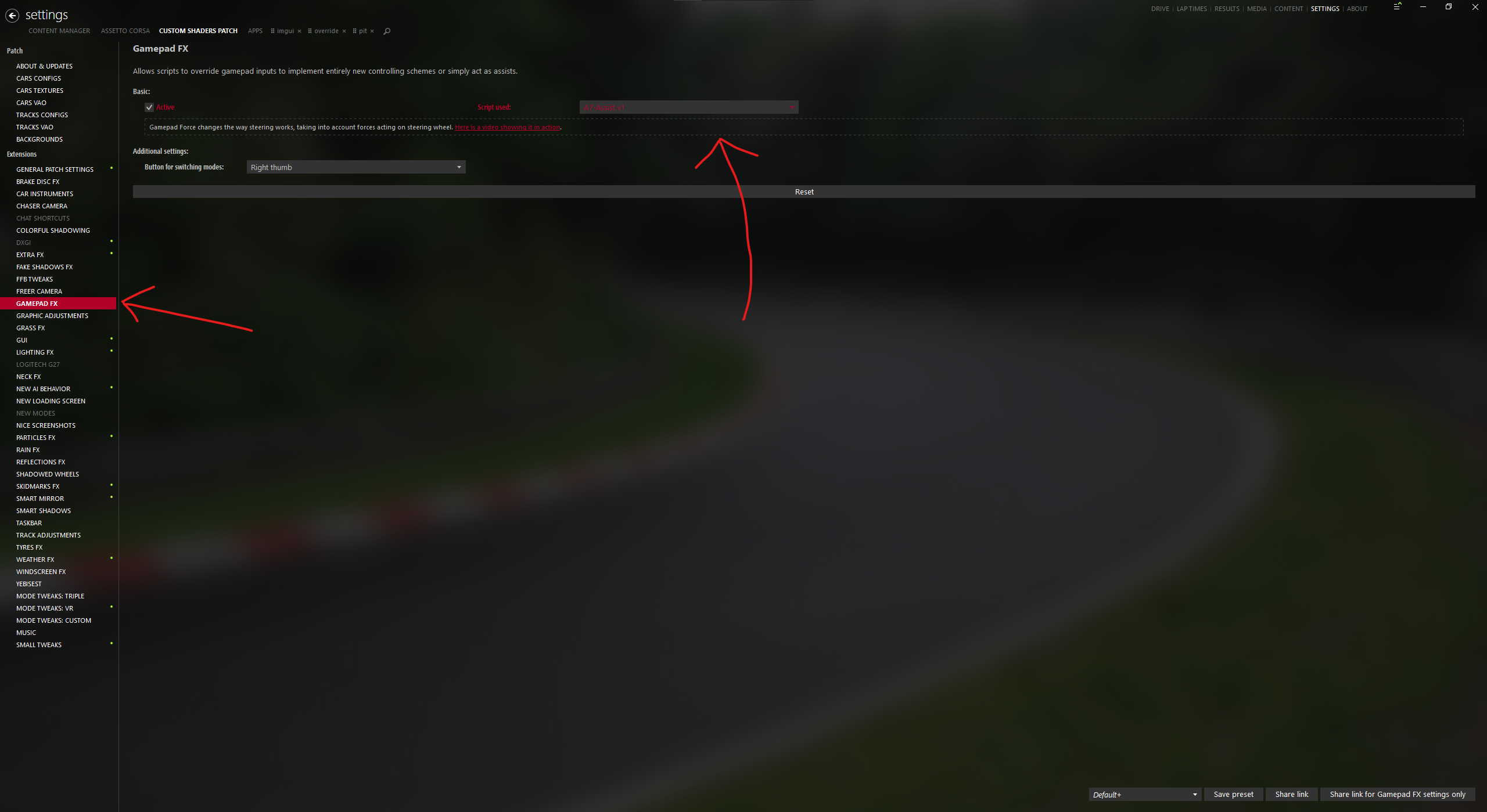 Assetto Corsa Content Manager 