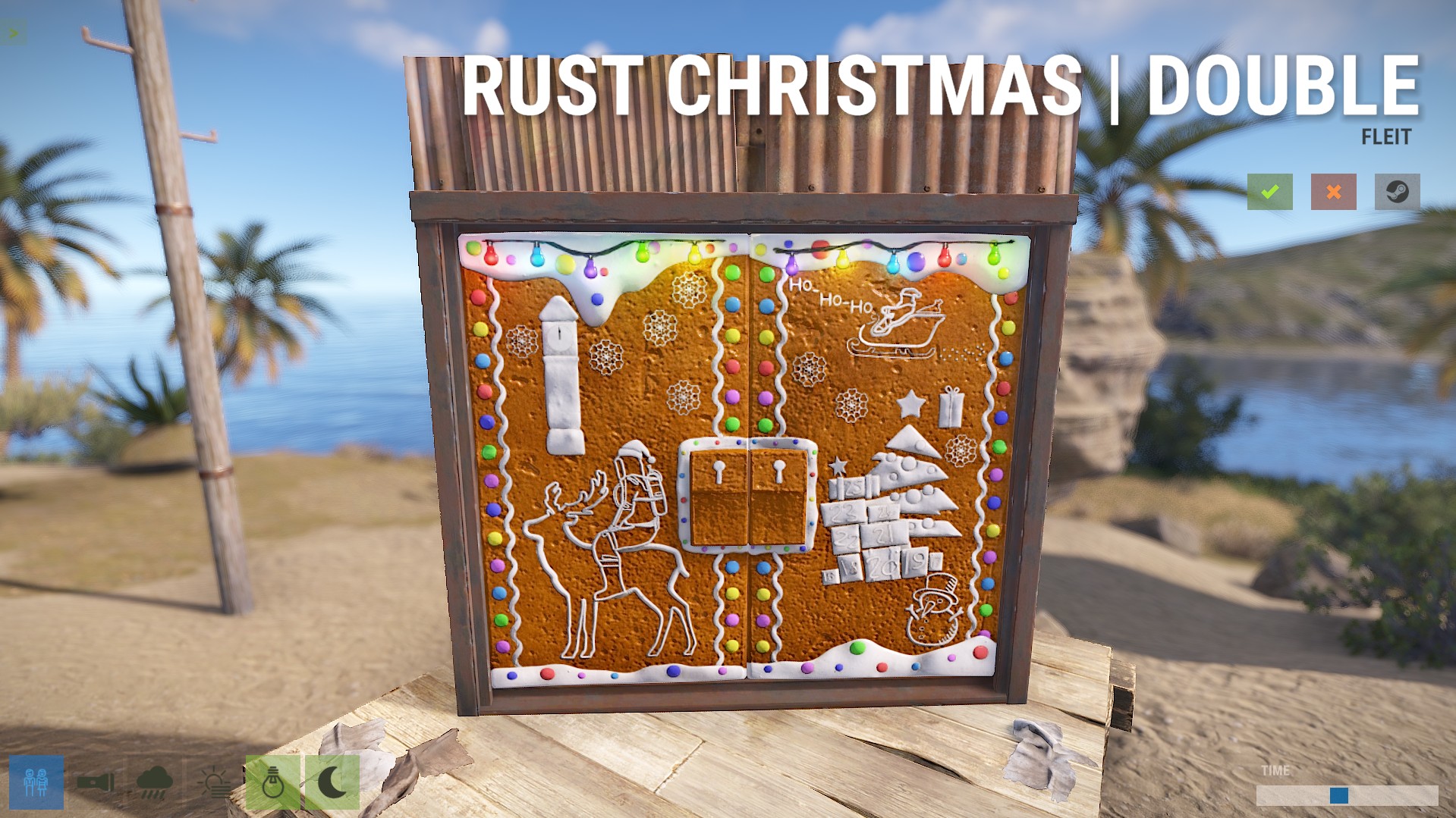 Rust Christmas Double Door thumbnail 5