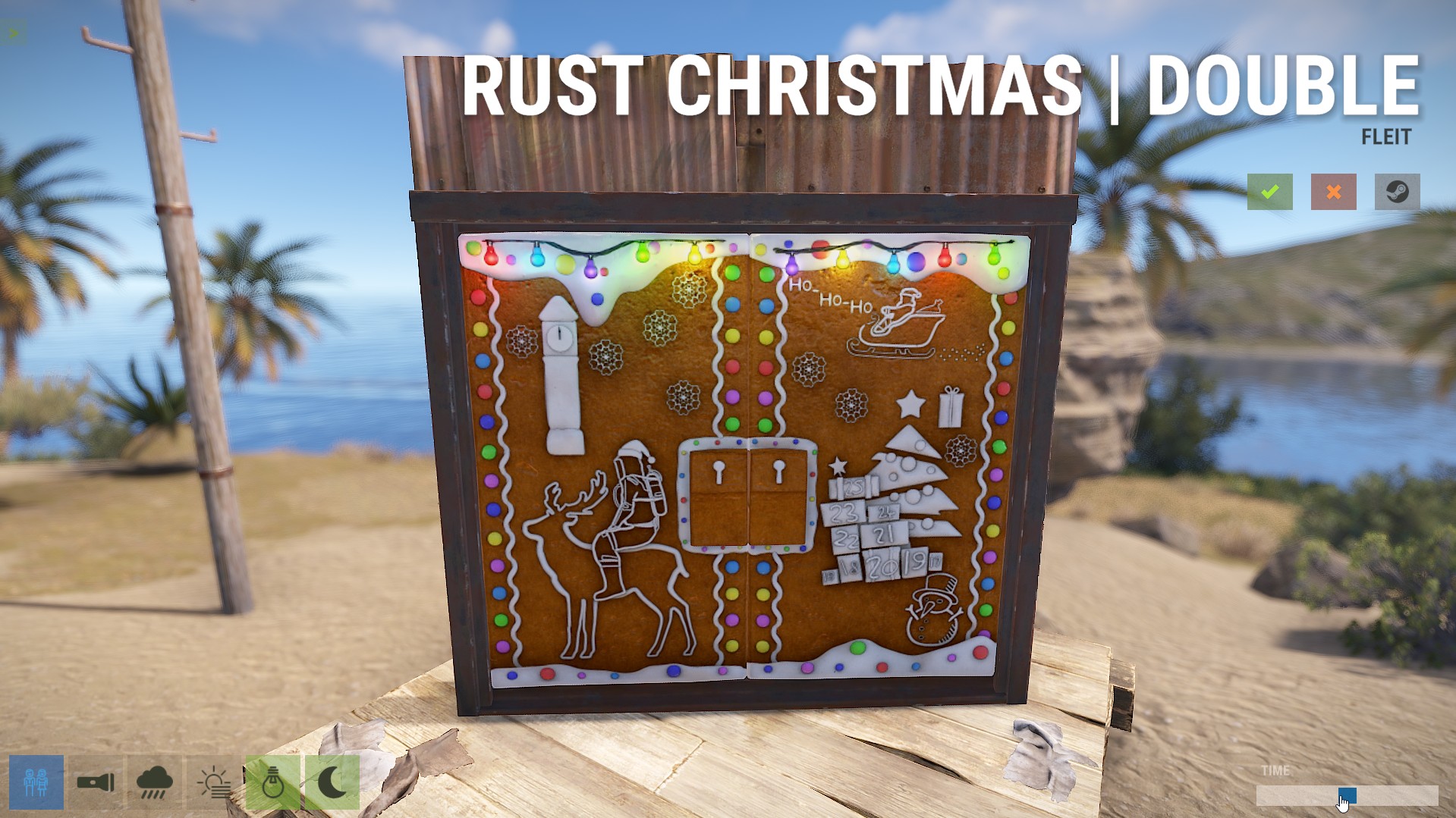 Rust Christmas Double Door thumbnail 6