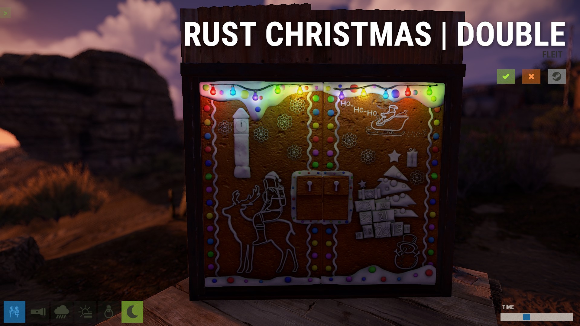 Rust Christmas Double Door thumbnail 10