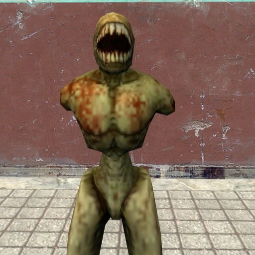 image of the filth mob from ultrakill, standing still.