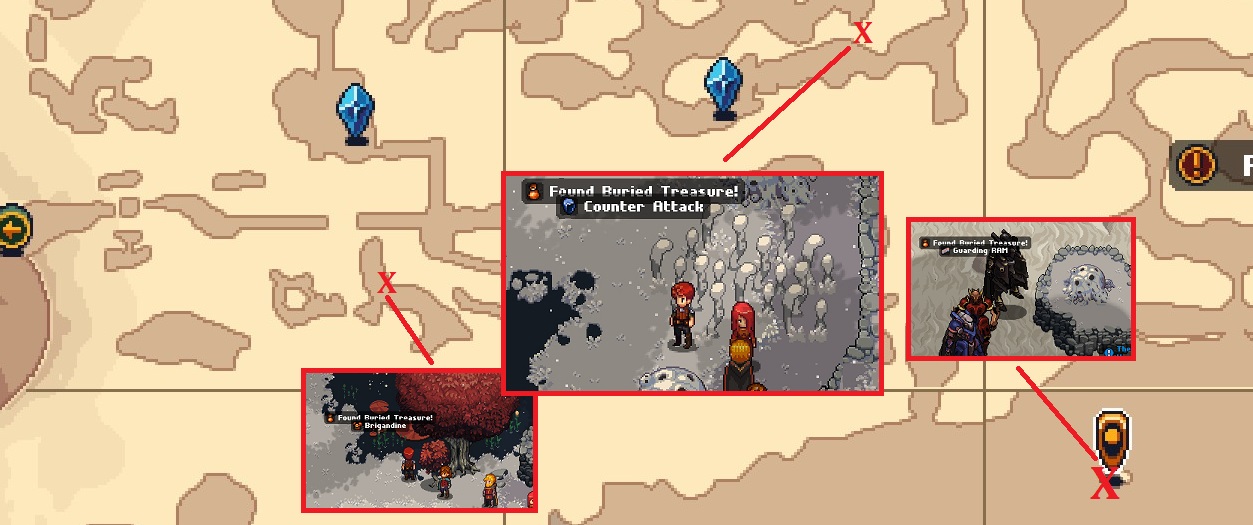 Chained Echoes: How to Find Buried Treasures