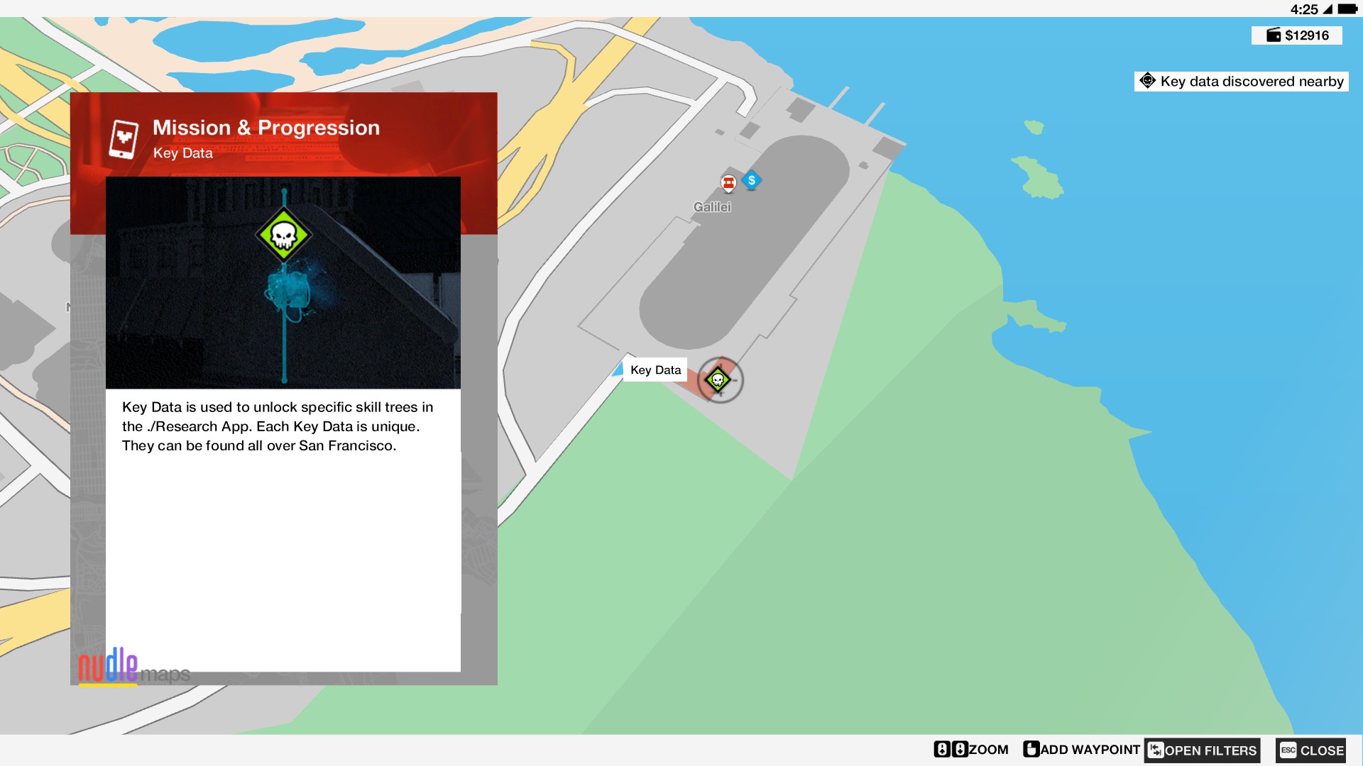 Watch Dogs 2 Key Data Location Research App Guide