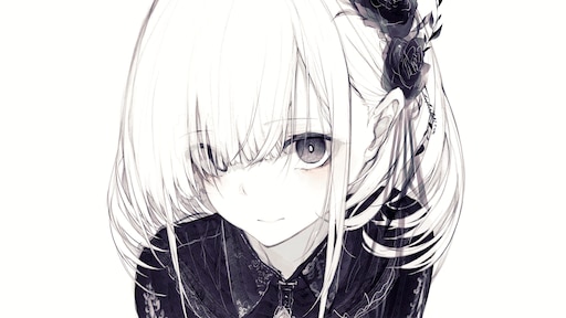 Анимешные фото черно белые Анимешные фото черно белые