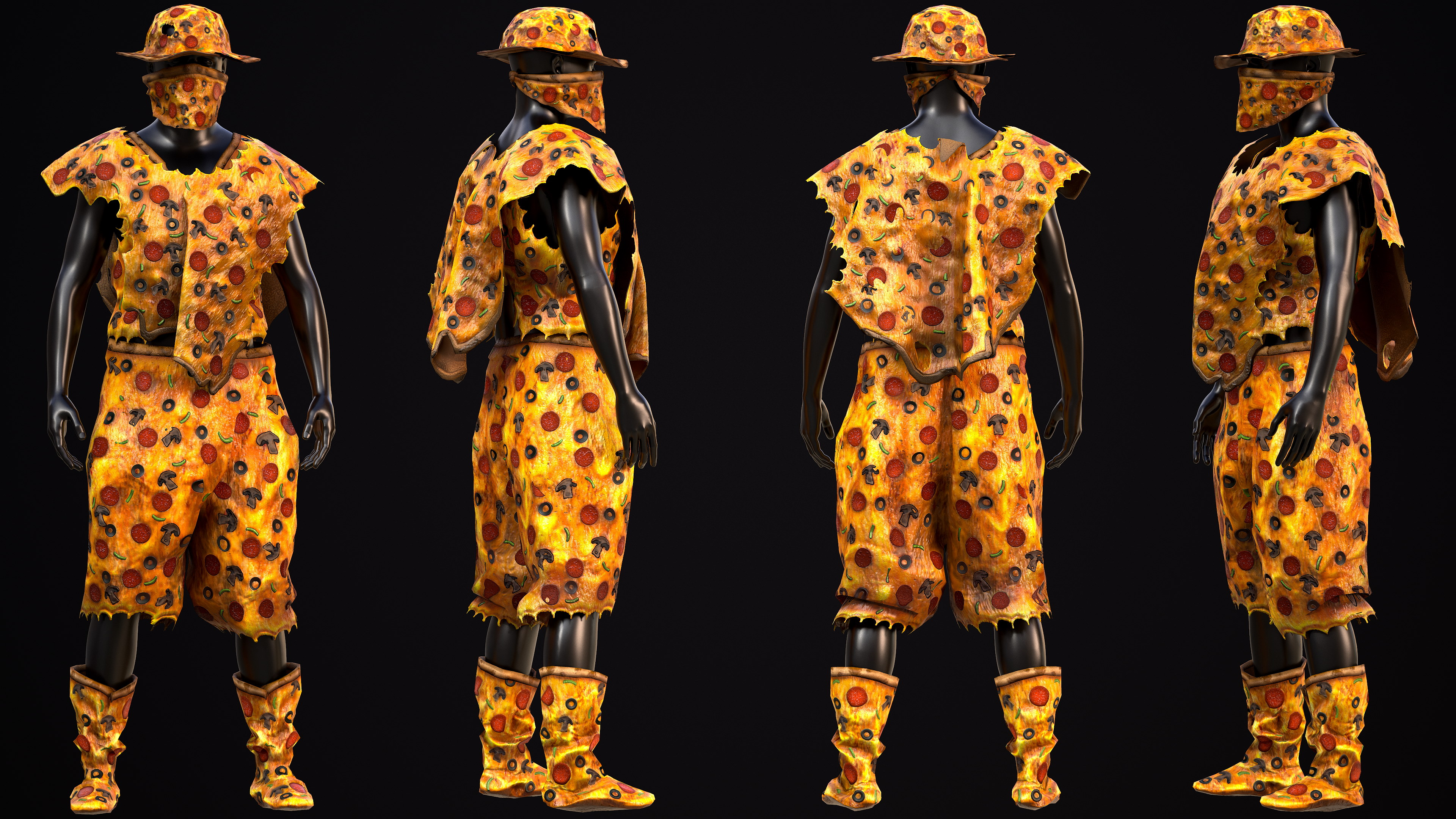 Pizza Boonie Hat thumbnail 2