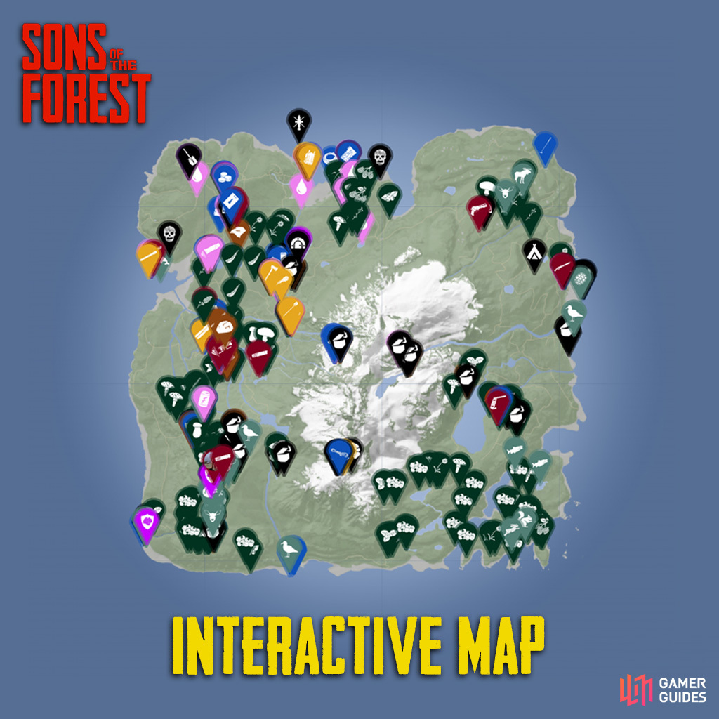 Map Marker Meanings & Explanations - Sons of the Forest