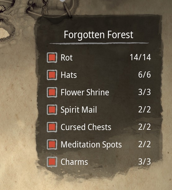 Kena: Bridge of Spirits: All Forgotten Forest Collectibles