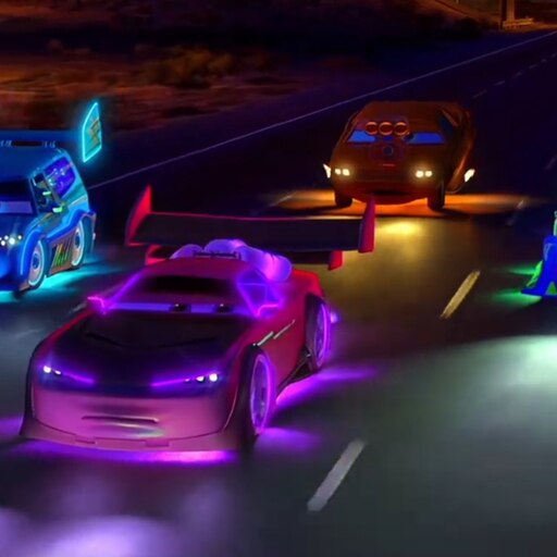 Steam Workshop Pixar Cars Neon Car Scene 4K 60FPS