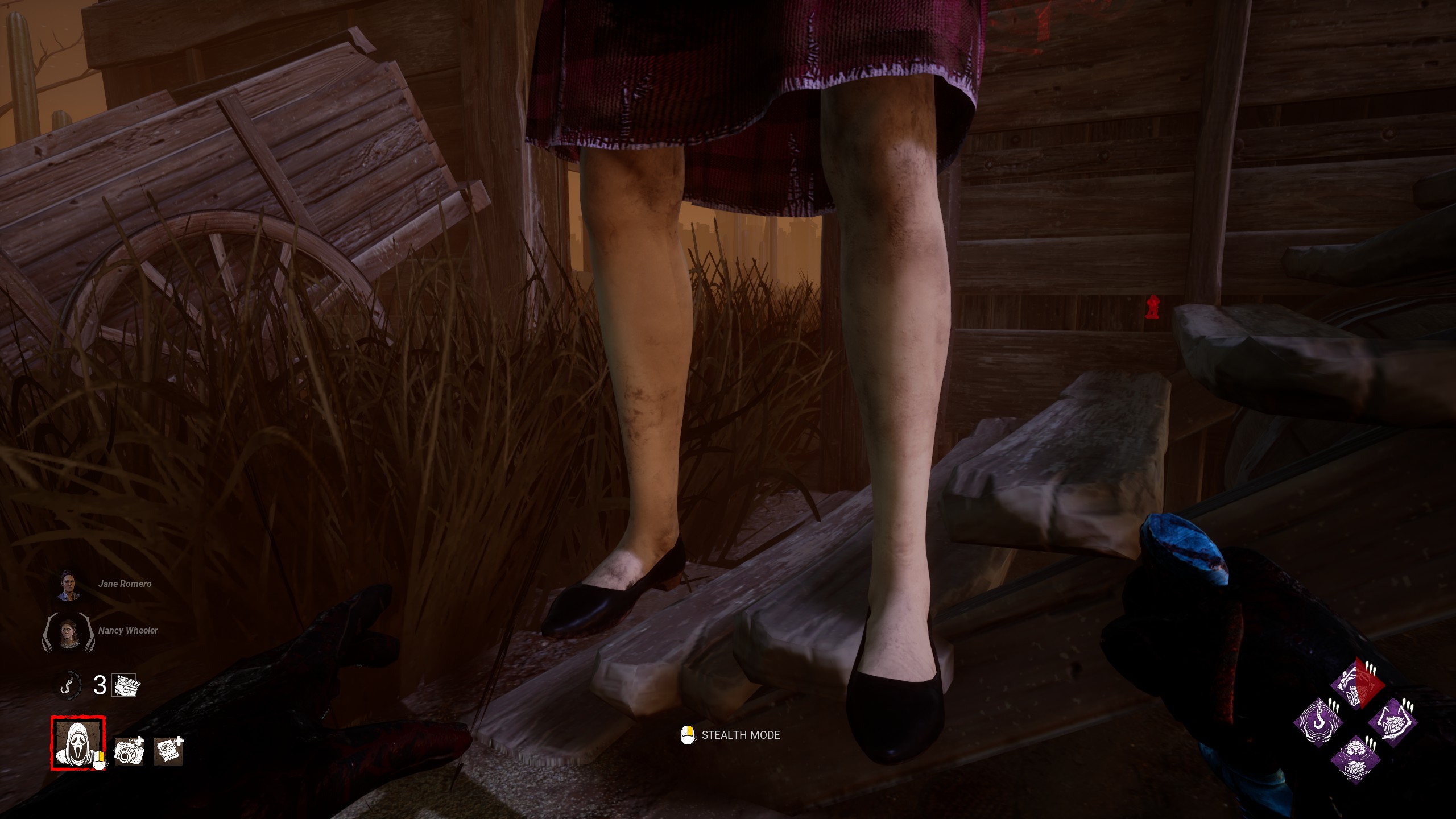 Dead by daylight feet