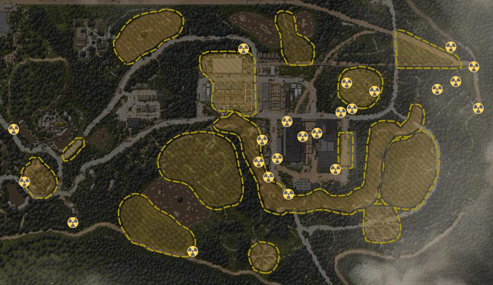 Карта Прикопов в Сталкрафт - Интерактивная карта Сталкрафт