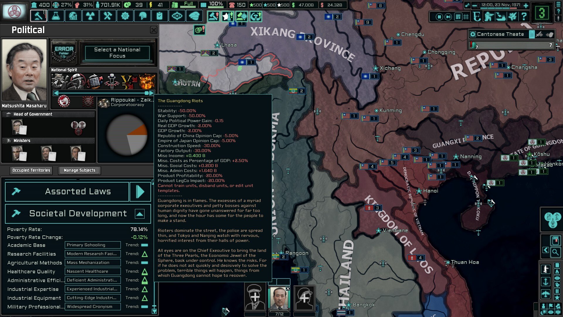 Conduct mod development for paradox hearts of iron iv by Nikitasandstrom