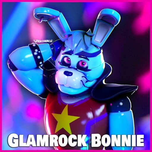 Steam Workshop::[FNaF] Glamrock Bonnie (improved/Stylized)