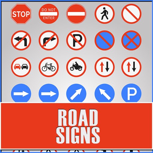 Steam 创意工坊::Road: Signs, Props, Bollards, Infrastructure