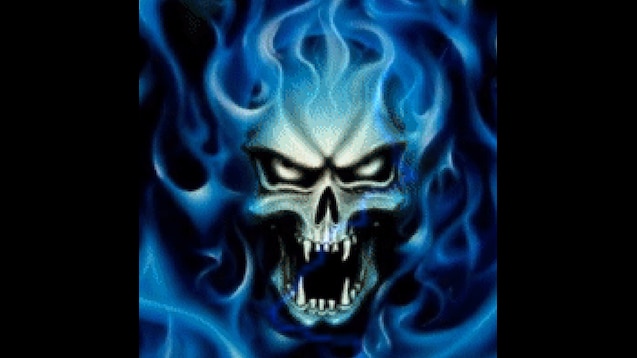 Steam Workshop::Punisher Wallpaper - Blue Flames