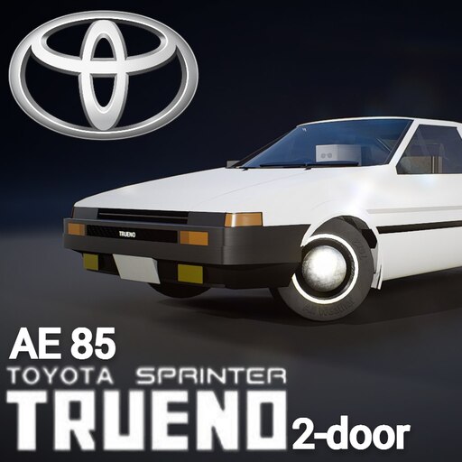 Steam Workshop::Toyota AE85 Sprinter Trueno Coupe (zenki)