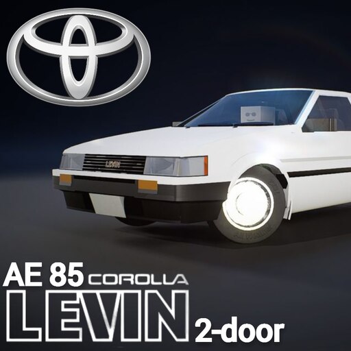 Steam 创意工坊::Toyota AE85 Corolla Levin Coupe (zenki)