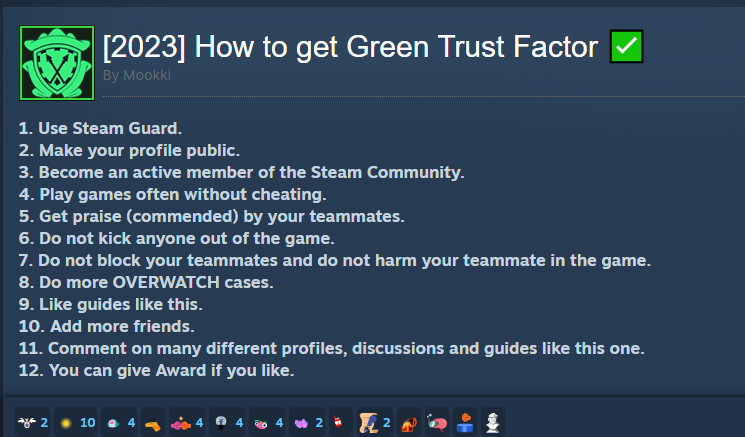 Steam Community :: Guide :: [2023] The Trust Factor. Guide [ENG]