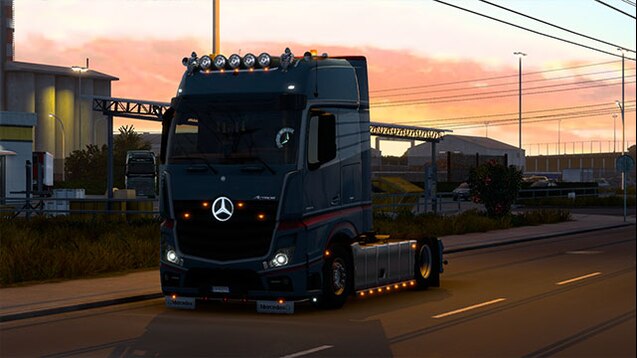 Steam Workshop::Mercedes Actros GigaSpace 4x2 Holland-Style ready for  Truckers MP