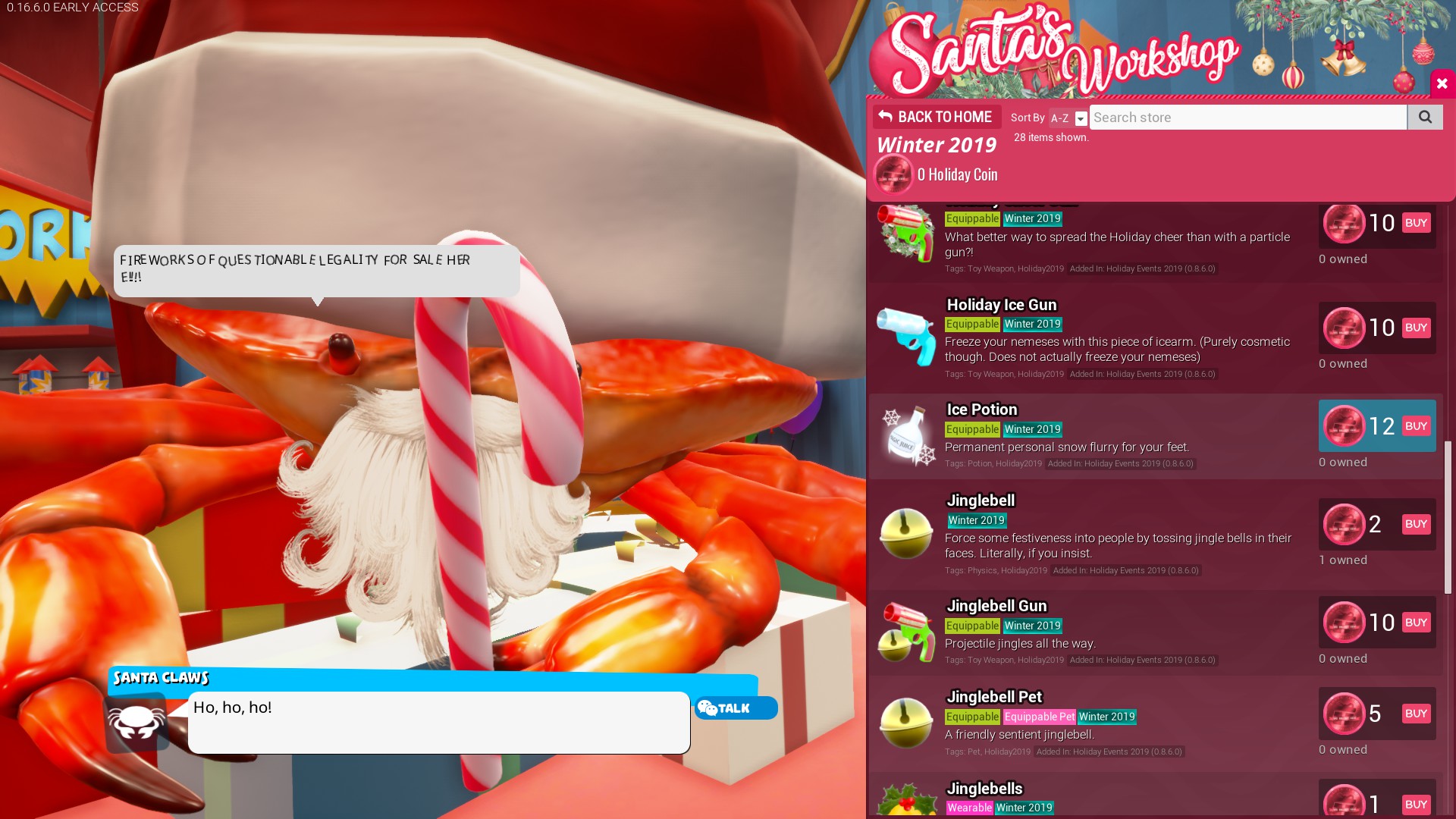 Ice Potion in Stanta's Workshop shopping menu Ice Potion in Stanta's Workshop shopping menu