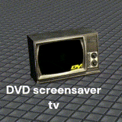Old DVD Screensaver Green Screen Animation 