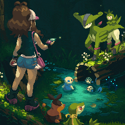 Pokemon - Pinwheel Forest. By ITZAH