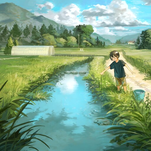 Обои аниме пейзаж