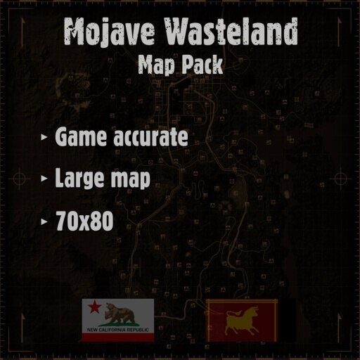 Mojave Wasteland Infographic map UPDATED : r/fnv