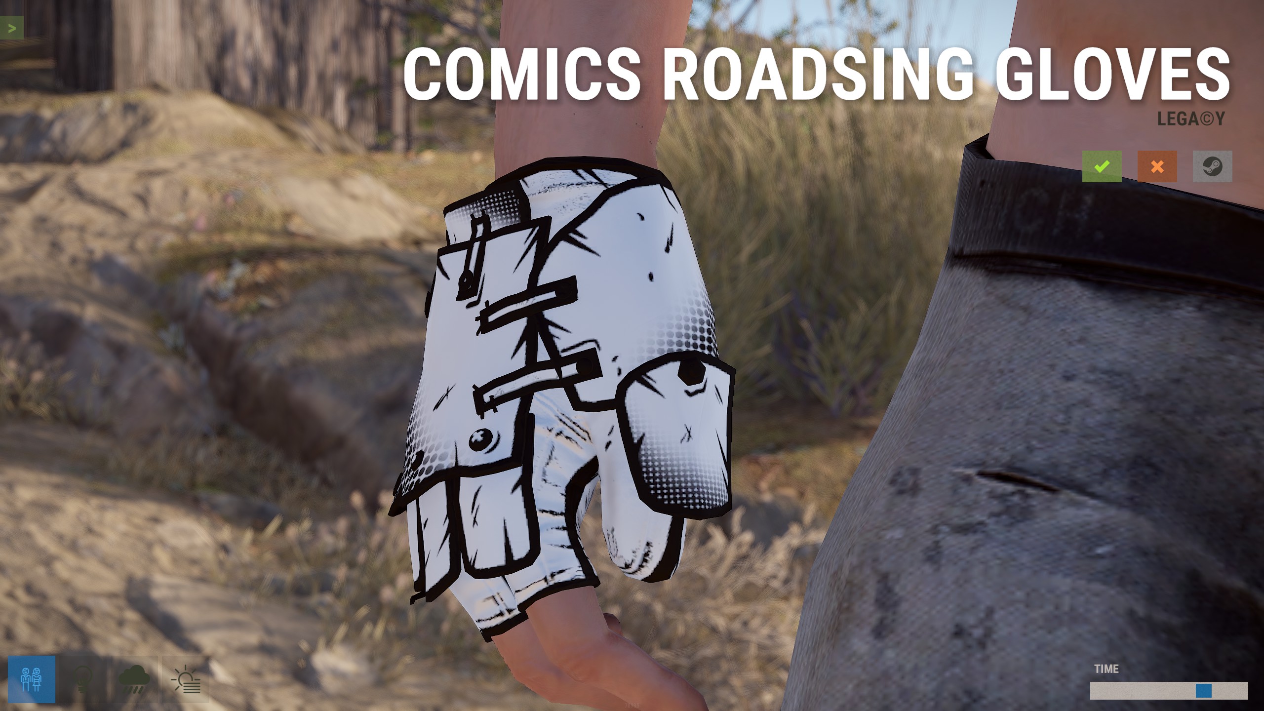 Comics Roadsign Gloves thumbnail 8