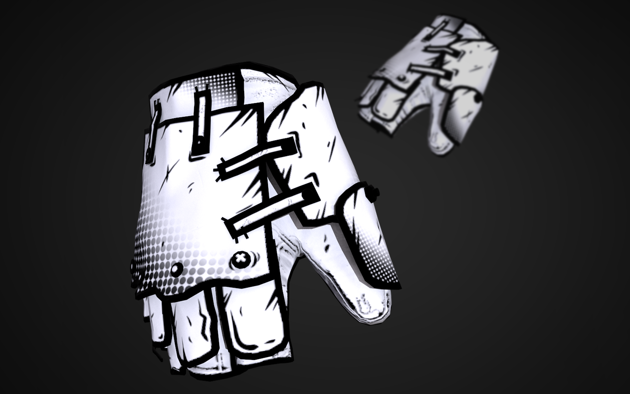 Comics Roadsign Gloves screenshot 1