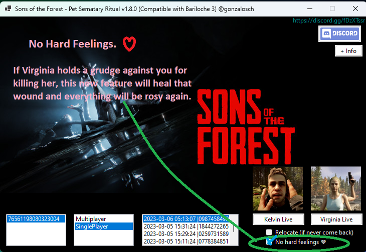 Sons of the Forest Kelvin: How to heal Kelvin, can he die, and do you need  to feed him?