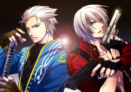 Dante and Vergil DMC3 Devil May Cry 3 11x17 