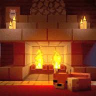 [Lightweight] Minecraft Soothing Scenes – Relaxing Fireplace (Cozy Fire)