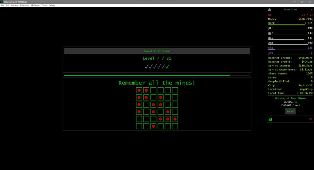 Bitburner is an idle game about hacking that teaches real