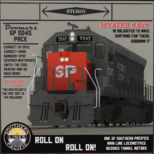 Rivet Counter HO Scale EMD SD38-2, Southern Pacific