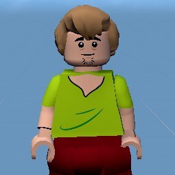 Lego shaggy online minifigure