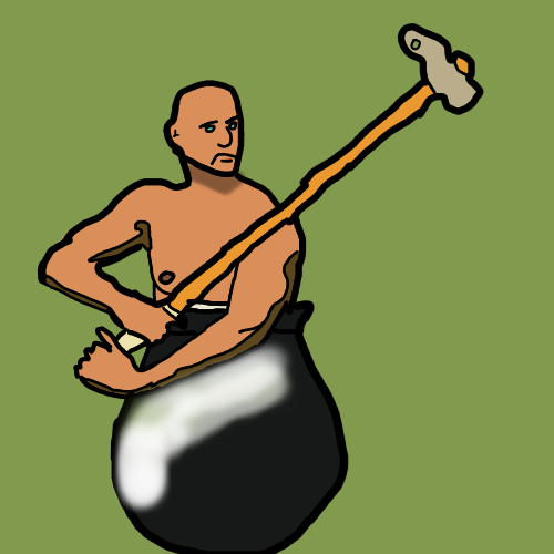 Diogenes - Getting Over It by Bennett Foddy - Finished Projects