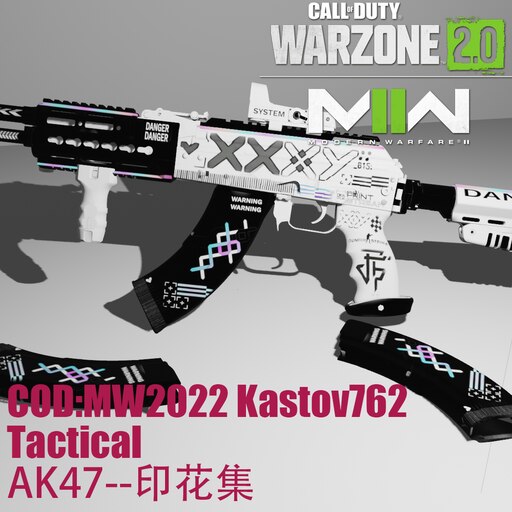 Steam Workshop::COD:MW2022 Kastov762 Tactical（AK47）--印花集