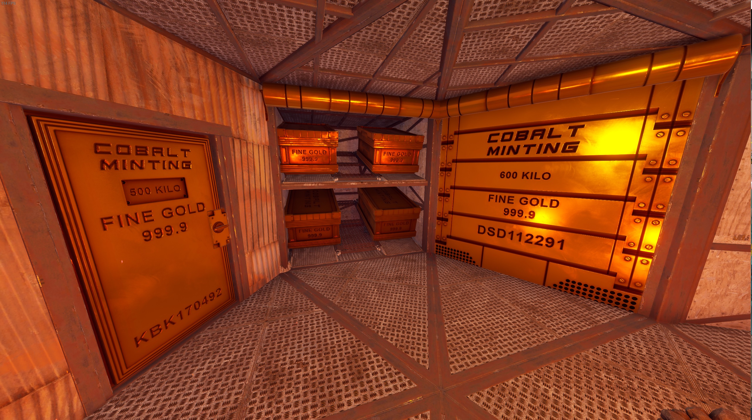 Minted Gold Garage Door thumbnail 3
