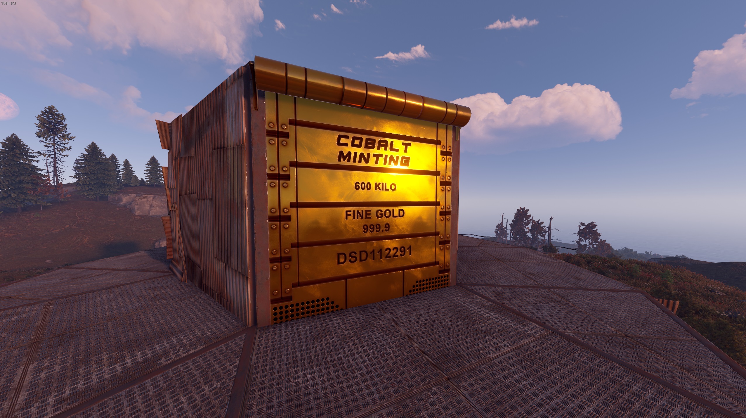 Minted Gold Garage Door thumbnail 2