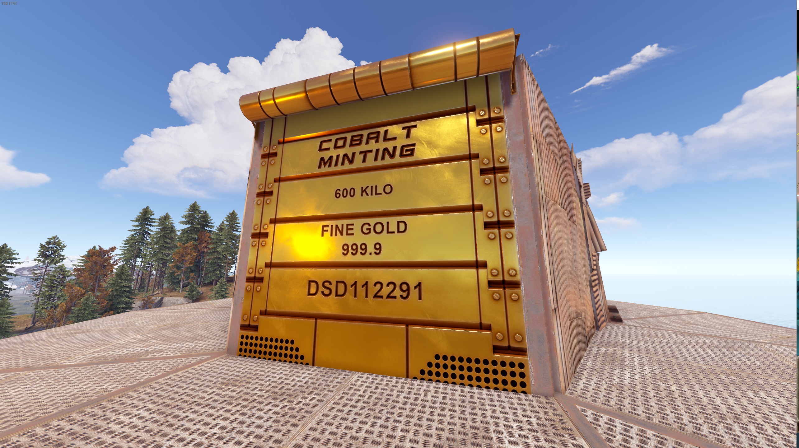 Minted Gold Garage Door thumbnail 6