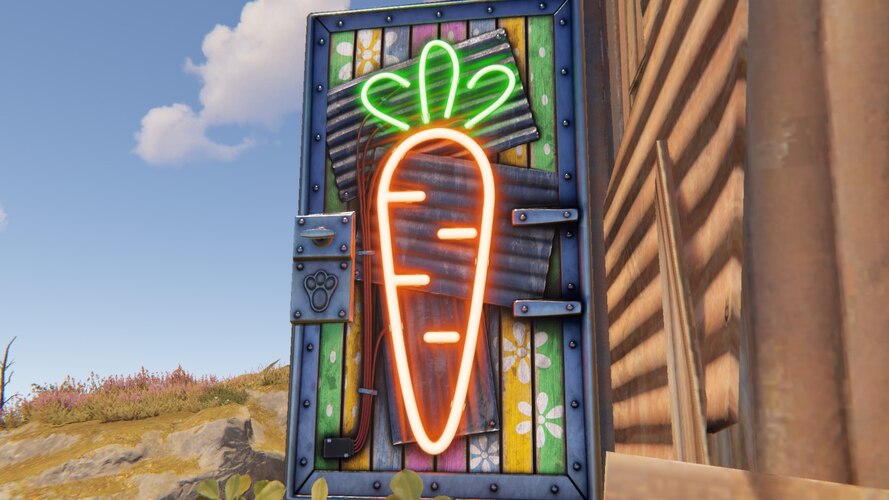 Neon Carrot Door - image 2